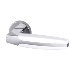 Дверная ручка Armadillo Urban R.URB52.ARC CP/White-14 хром/белый