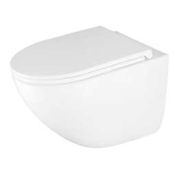 Унитаз подвесной безободковый Azario Trevi AZ-0093UQ3 сиденье микролифт