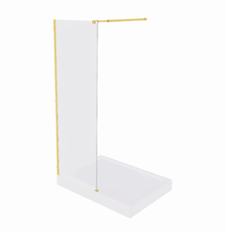 Душевая перегородка Bas Walk in SP-80-C-BG 80x190 матовое золото