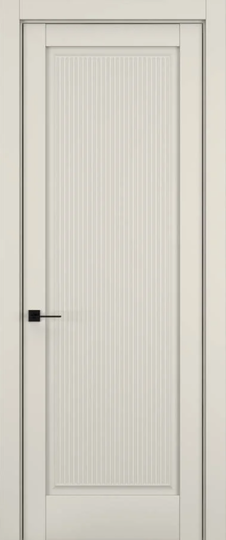 Межкомнатная дверь Hausdoors Фактурные линии 3 Керамик жемчужный ДГ