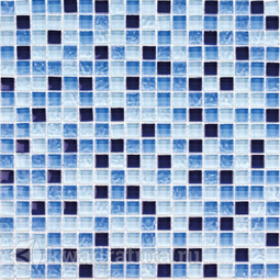Мозаика стеклянная Bonaparte Blue Drops 30x30