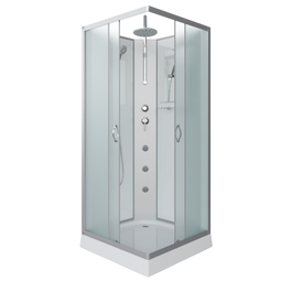 Душевая кабина Niagara Classic NG-1101-14BKTG 90x90x210-240 матовое стекло без крыши