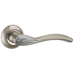 Дверная ручка Punto R.TL54.RUMBA SN/CP-3 матовый никель/хром