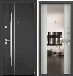 Дверь входная стальная Торэкс Tau LT MP Темно-серый букле графит SP-93N/ПВХ Ферро Т-ММ