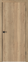 Межкомнатная дверь VFD Urban Z Texas Oak ДГ кромка алюминиевая черная на 2 стороны BE